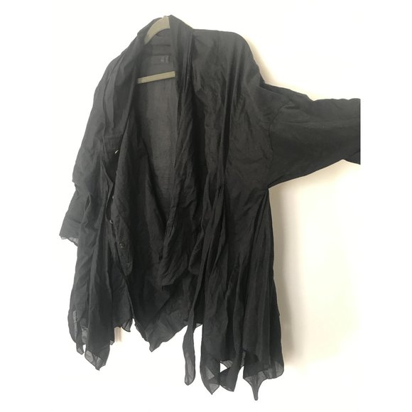 NOT FOR SALE - Moyuru Avant Garde Goth Button Down Blouse - Picture 10 of 11